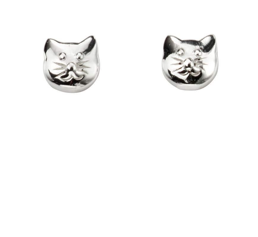 cat head earrings
