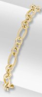 Guest and Philips - Yellow Gold - 9ct Bracelet, Size 6mm 80-70-298-7.5