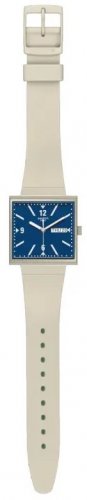 Swatch - What if Beige, Ceramic/Pottery/China Quartz Watch SO34T700