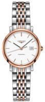Longines - Elegant, Stainless Steel - Rose Gold Plated - Auto Watch, Size 29mm L43105127