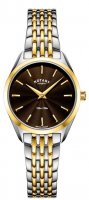 Rotary - Ultra Slim, Stainless Steel - Yellow Gold Plated - Quartz Watch, Size 27mm LB08011-49