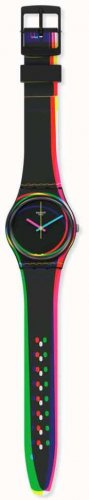 Swatch - Red Shore, Plastic/Silicone Quartz Watch GB333