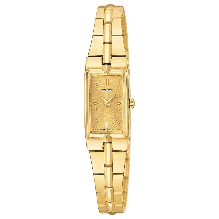 Seiko - Ladies Solar, Yellow Gold Plated Watch | Guest and Philips