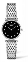 Longines - La Grande Classique de Longines, 12 Top Wesselton VS-SI 0.048 carats Set, Stainless Steel - Quartz Watch, Size 24mm L42094586