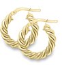 Guest and Philips - 9CT, Yellow Gold HOOP EARRINGS EA066