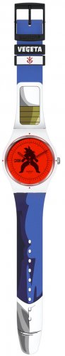 Swatch - Vegeta X Swatch, Plastic/Silicone - Quartz Watch, Size 41mm SUOZ348