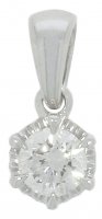 Guest and Philips - 25pt Diamond Set, White Gold - PENDANT 09CIDI81962