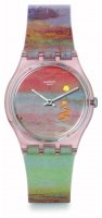 Swatch - Turner's Scarlet Sunset, Plastic/Silicone - Quartz Watch, Size 34mm SO28Z700C