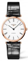 Longines - Le Grand Classique , Rose Gold Plated - Stainless Steel - Leather Automatic Watch, Size 38mm L49181912