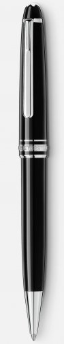 Montblanc - Meisterstuck 164 Ballpoint, Precious Resin - Rhodium Plated - Pen, Size 137.1x12.5 mm 2866
