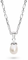 Kit Heath - Revival Astoria, Pearl Set, Sterling Silver - Rhodium Plated - Necklace, Size 18" 90432FPC