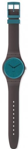 Swatch - Dark Duality, Plastic/Silicone - Quartz Watch, Size 41mm SO29C100