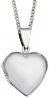 Gecko - Sterling Silver Heart Locket P246