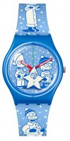 Swatch - Tidings of Joy, Plastic/Silicone Quartz Watch SO28Z126