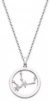 Kit Heath - Celeste Constellation, Cubic Zirconia Set, Rhodium Plated - Sterling Silver - Virgo Pendant, Size 18" 90471VIR